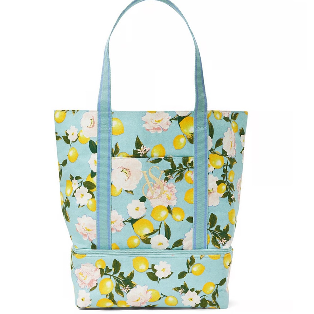 NWT Victoria Secret Cooler Tote - Summer Lemons - Picture 2 of 16